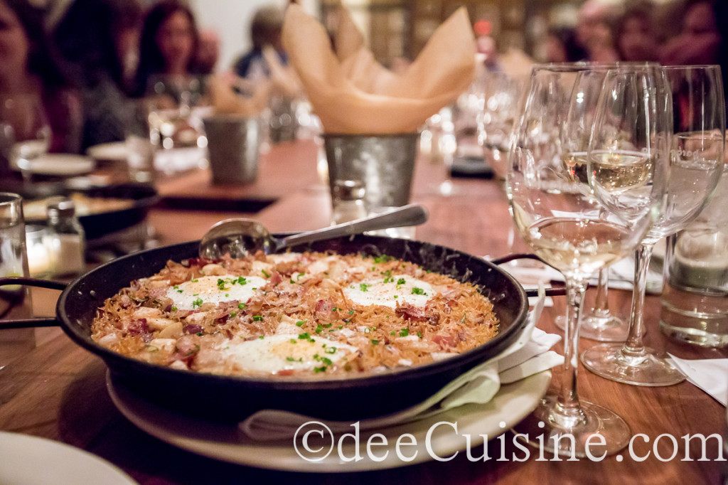 2011 Mas Igneus, Barranc dels Closos Blanc with Fideos Paella